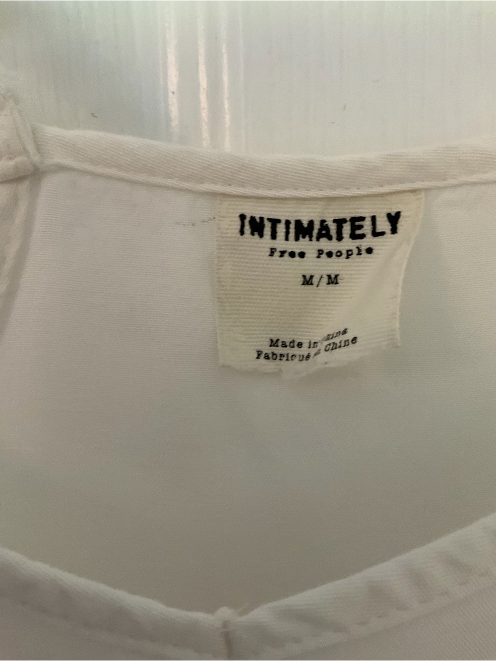 Free People Tattered White Slip Dress - Pre-loved - Medium - Picture 4 of 6